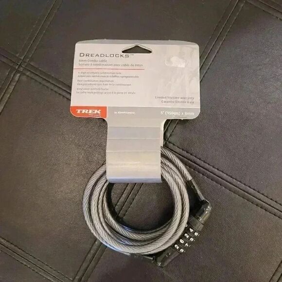 Trek Deadlocks 8mm Combo Lock NEW NWT - Picture 3 of 6
